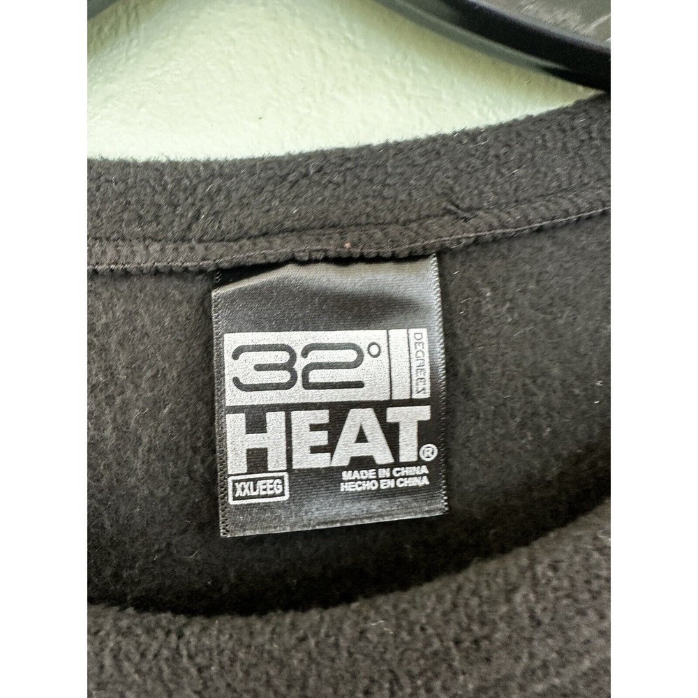 32 DEGREES Heat Lightweight Fleece Long Sleeve Athletic Performance Top XXL​​​​ - Picture 5 of 5